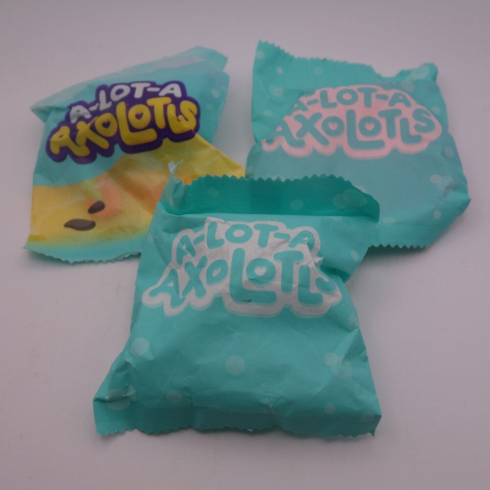 Set of Three(3) A-LOT-A AXOLOTLS Items Sealed in Packaging